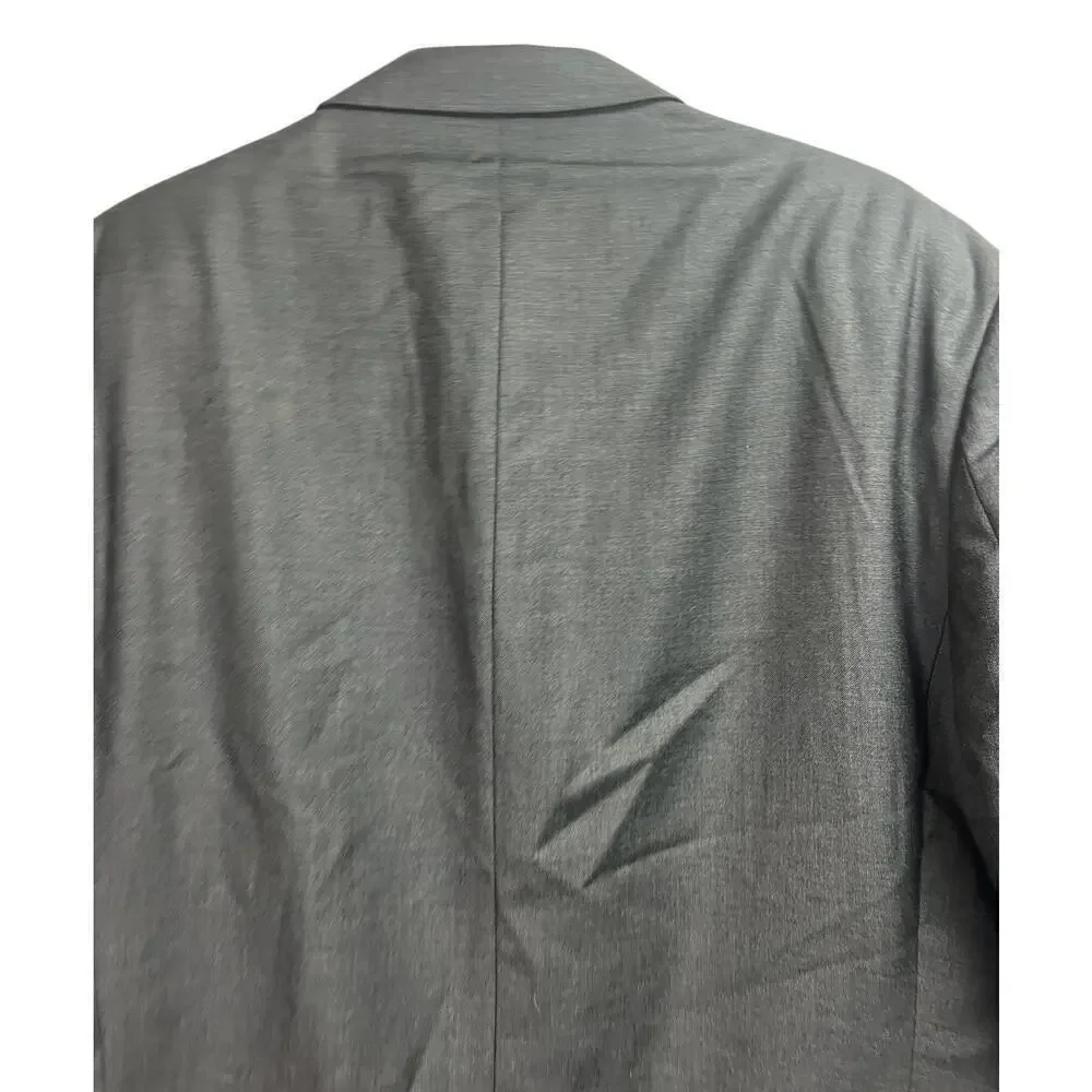 Lauren Ralph Lauren Men's Dark Gray Blazer Wool Natural Stretch 46R
